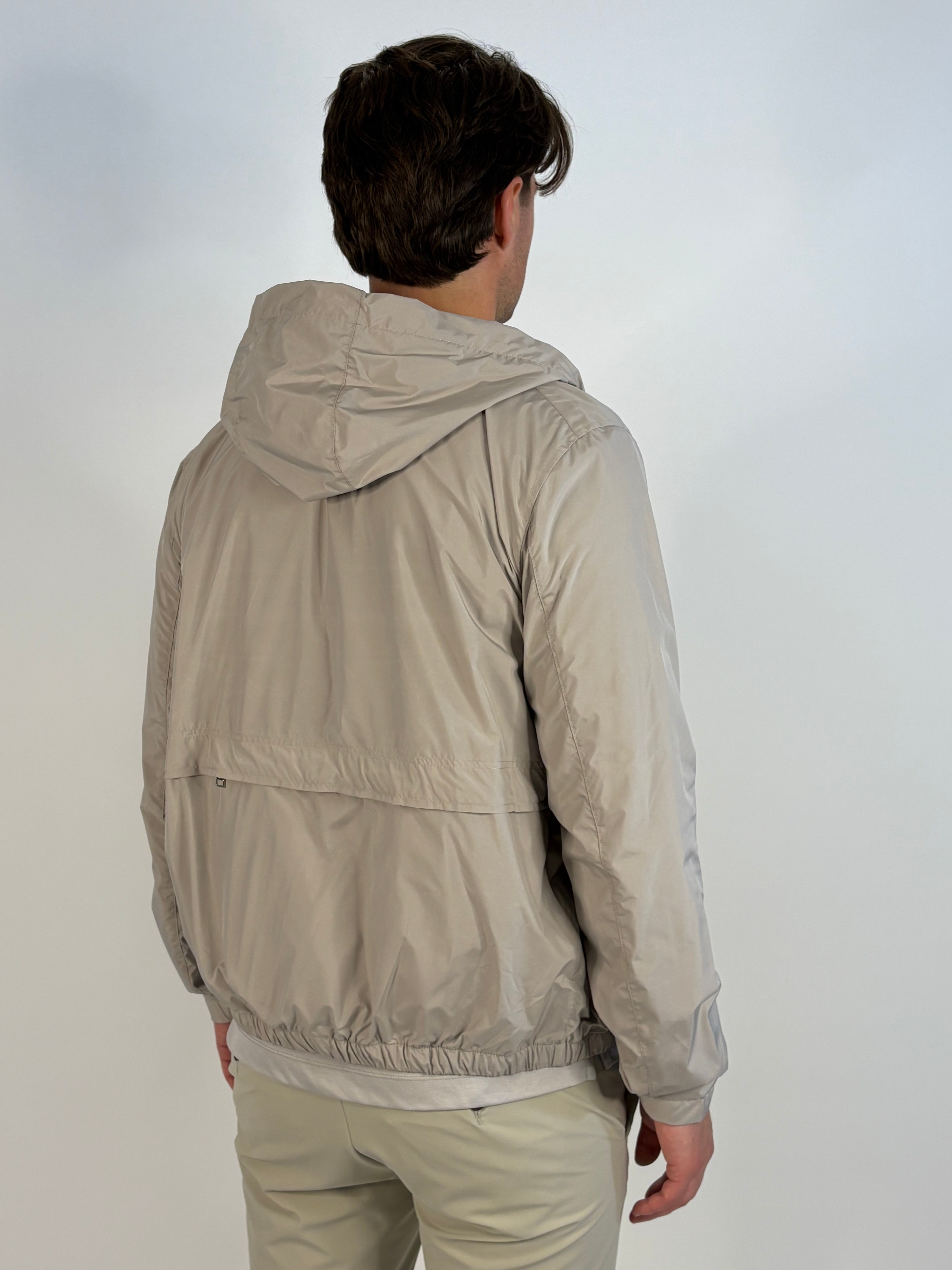 Marfélli Hooded Summer Jacket Greige