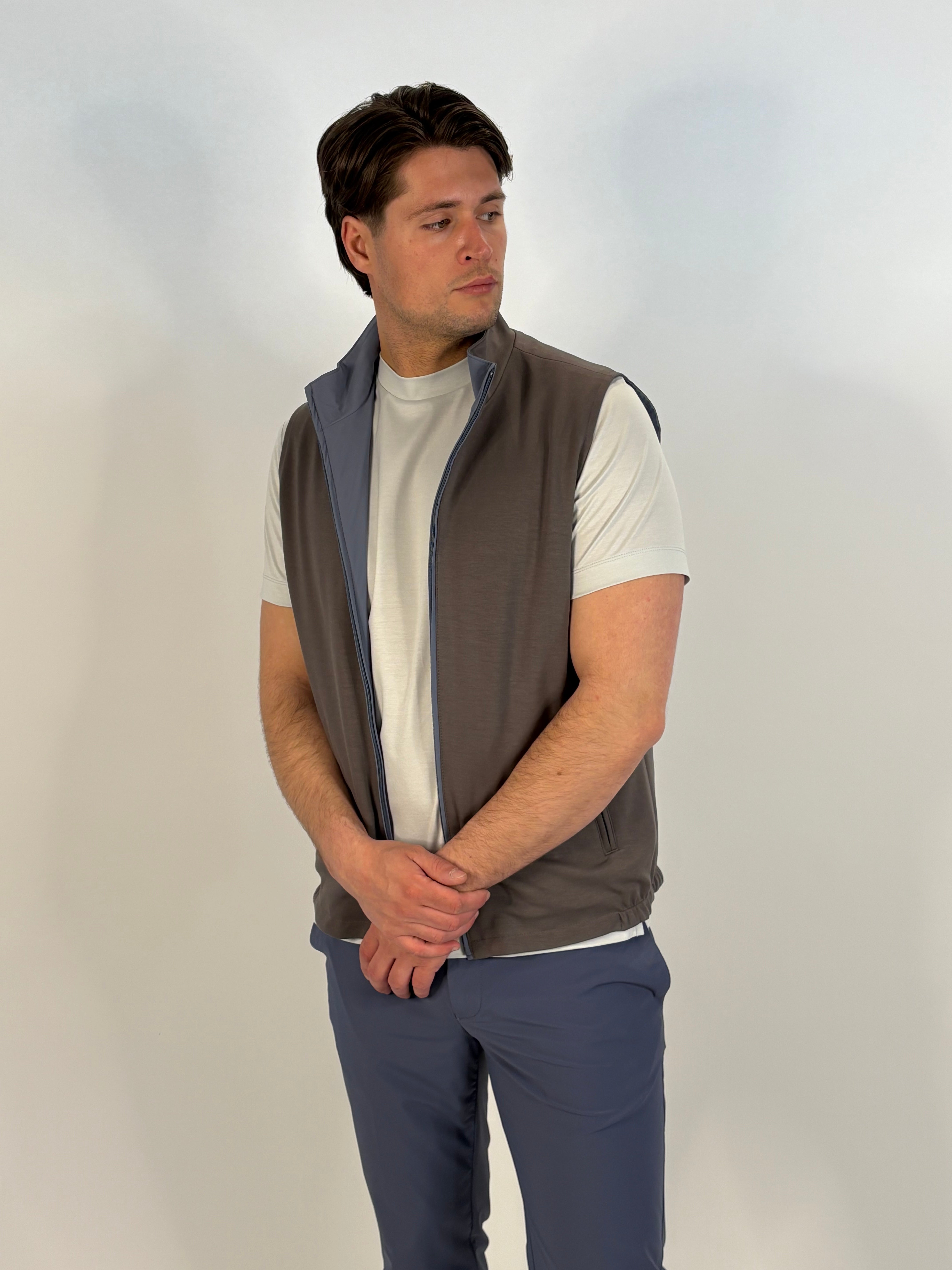 Marfélli Two-Sides Gilet Indigo/Grey
