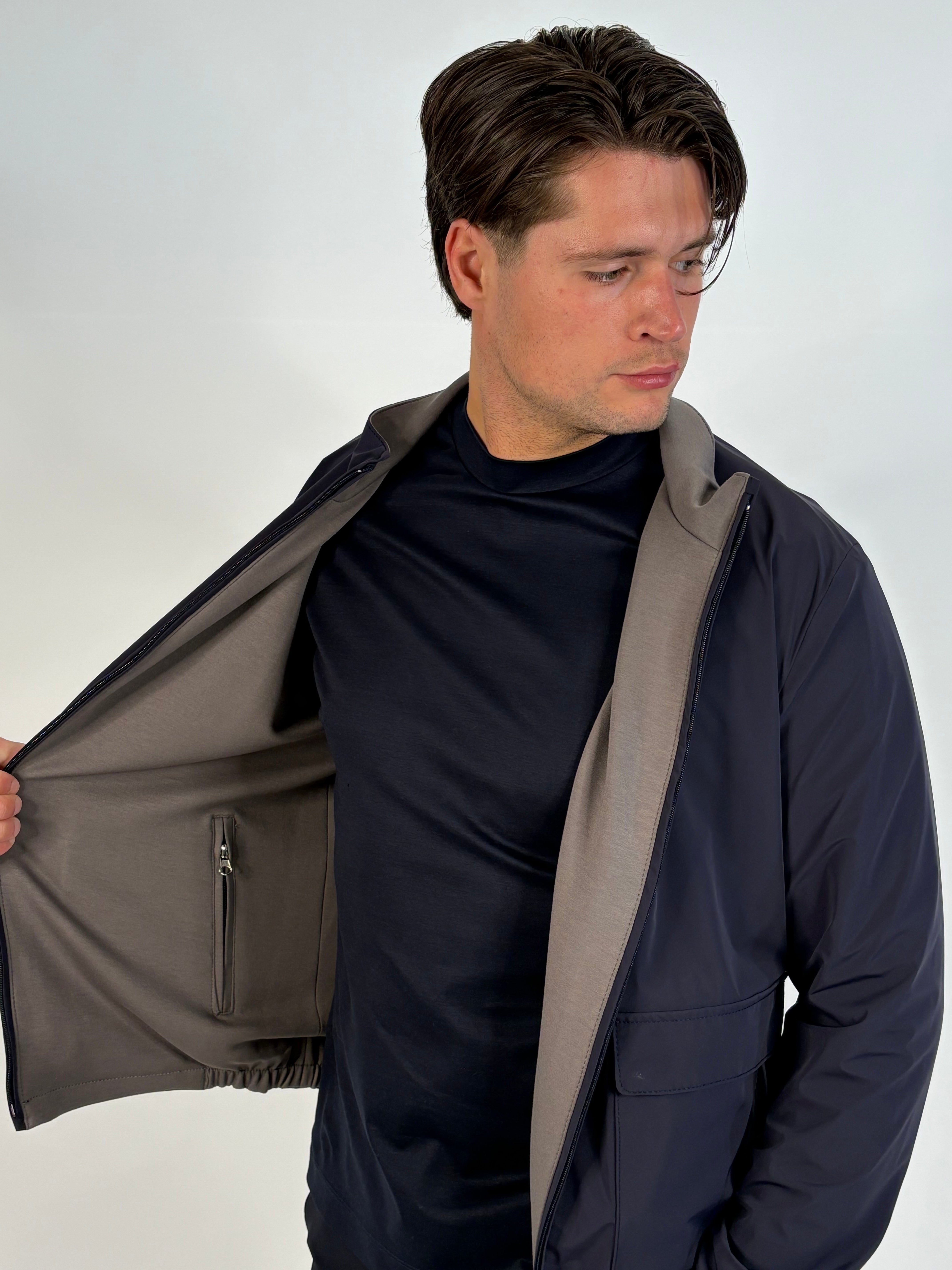Marfélli Two-Sided Jacket Navy/Grey