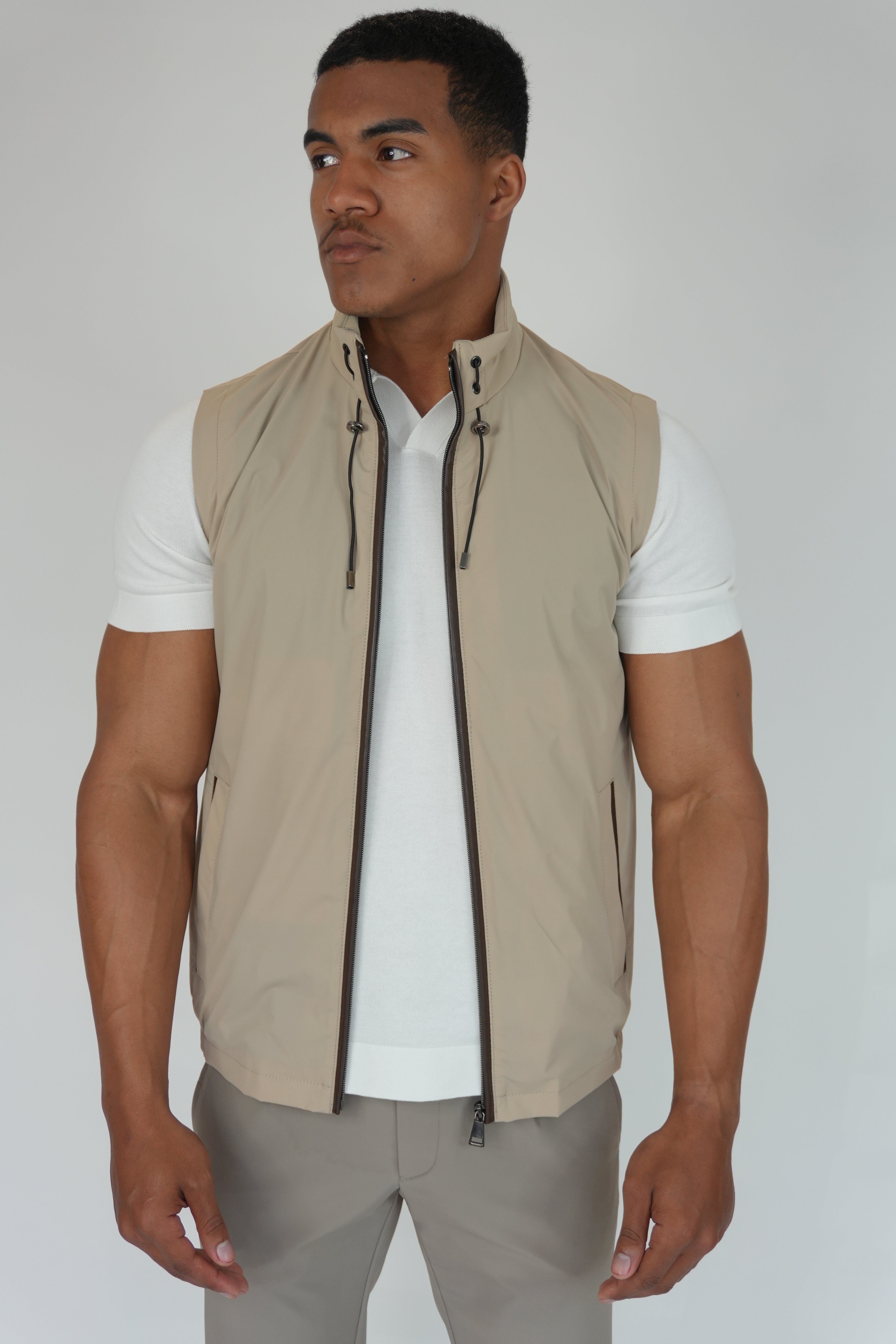 Elegante Bodywarmer Beige