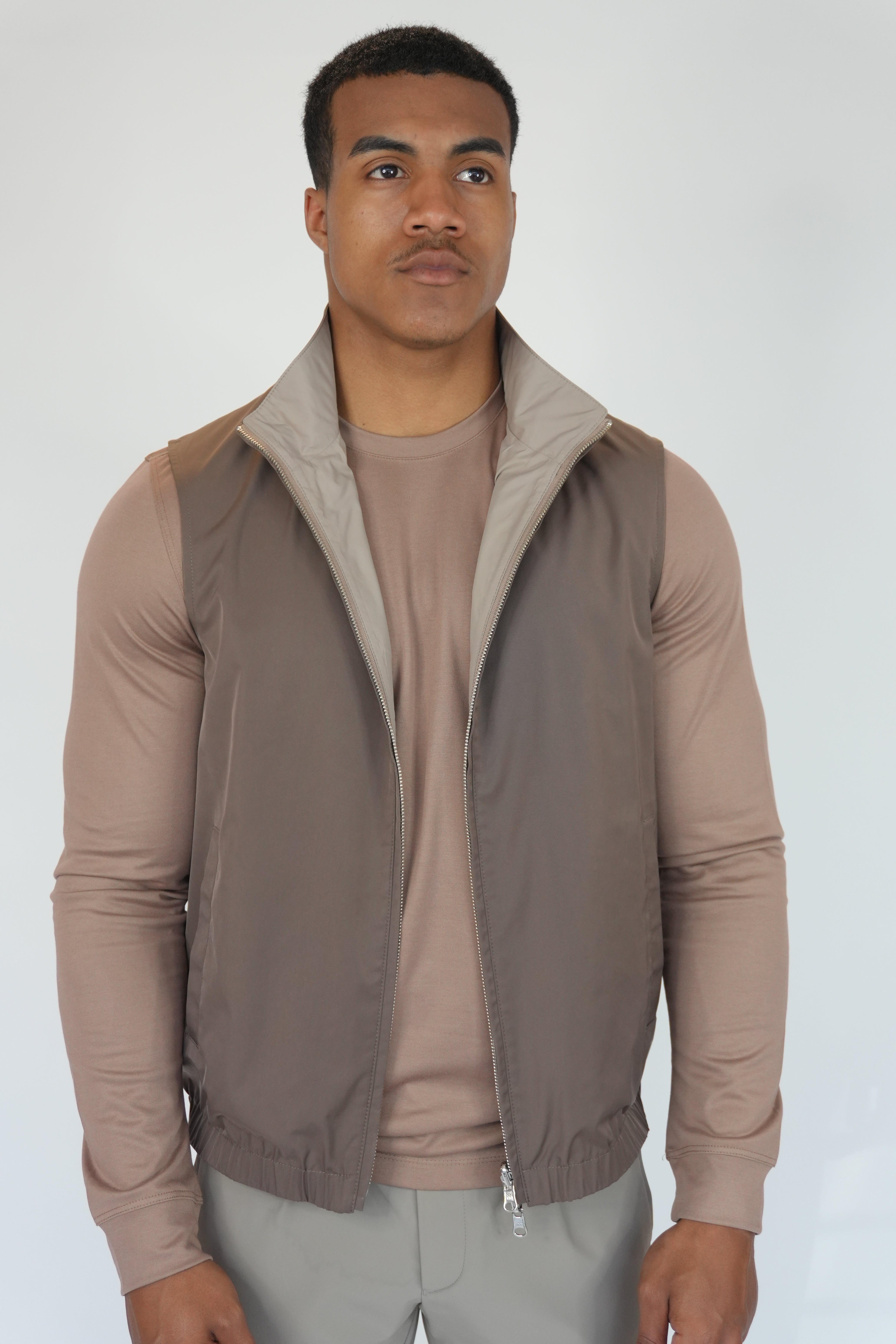 Mercesized Longsleeve Taupe
