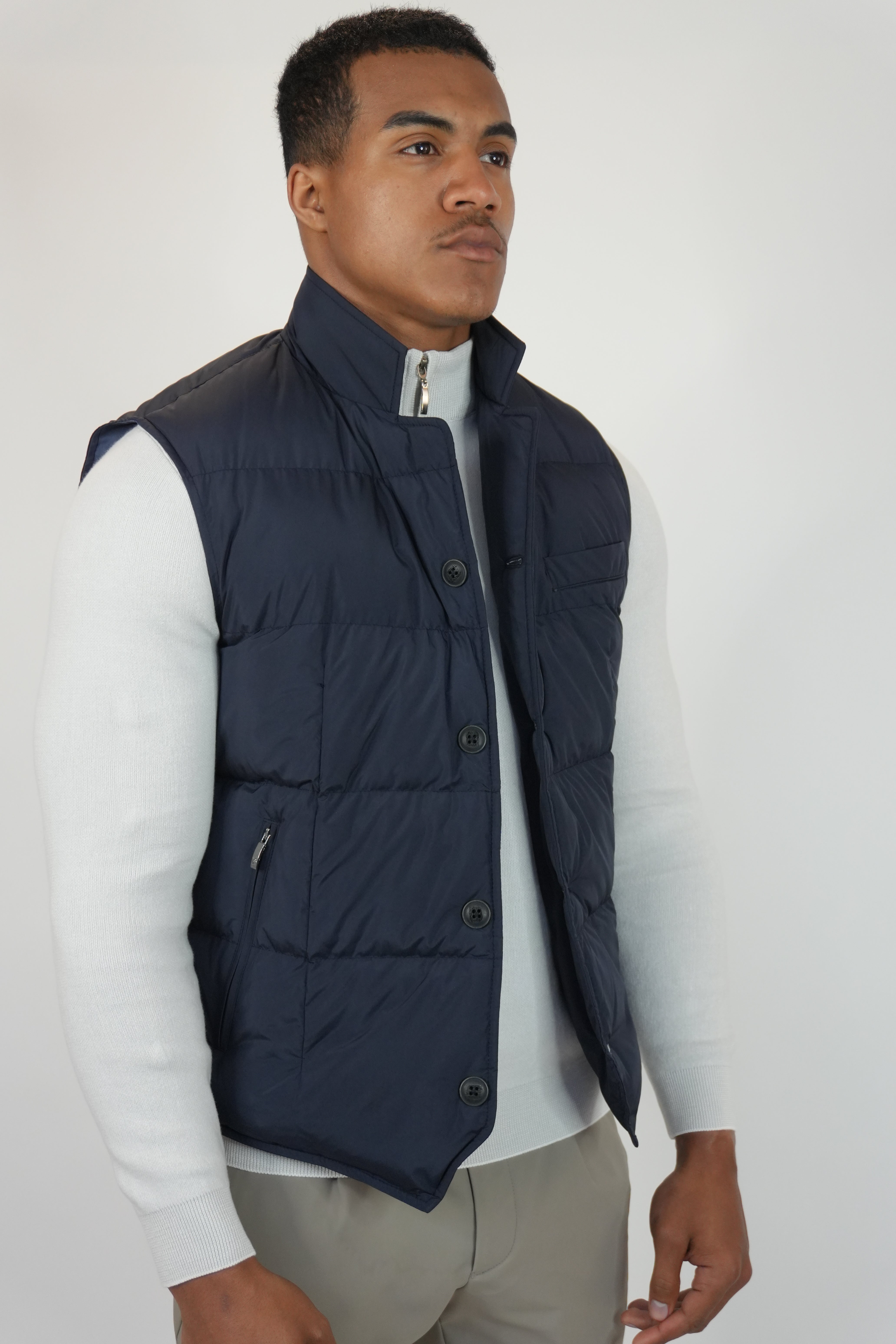Knitwear Bodywarmer Navy