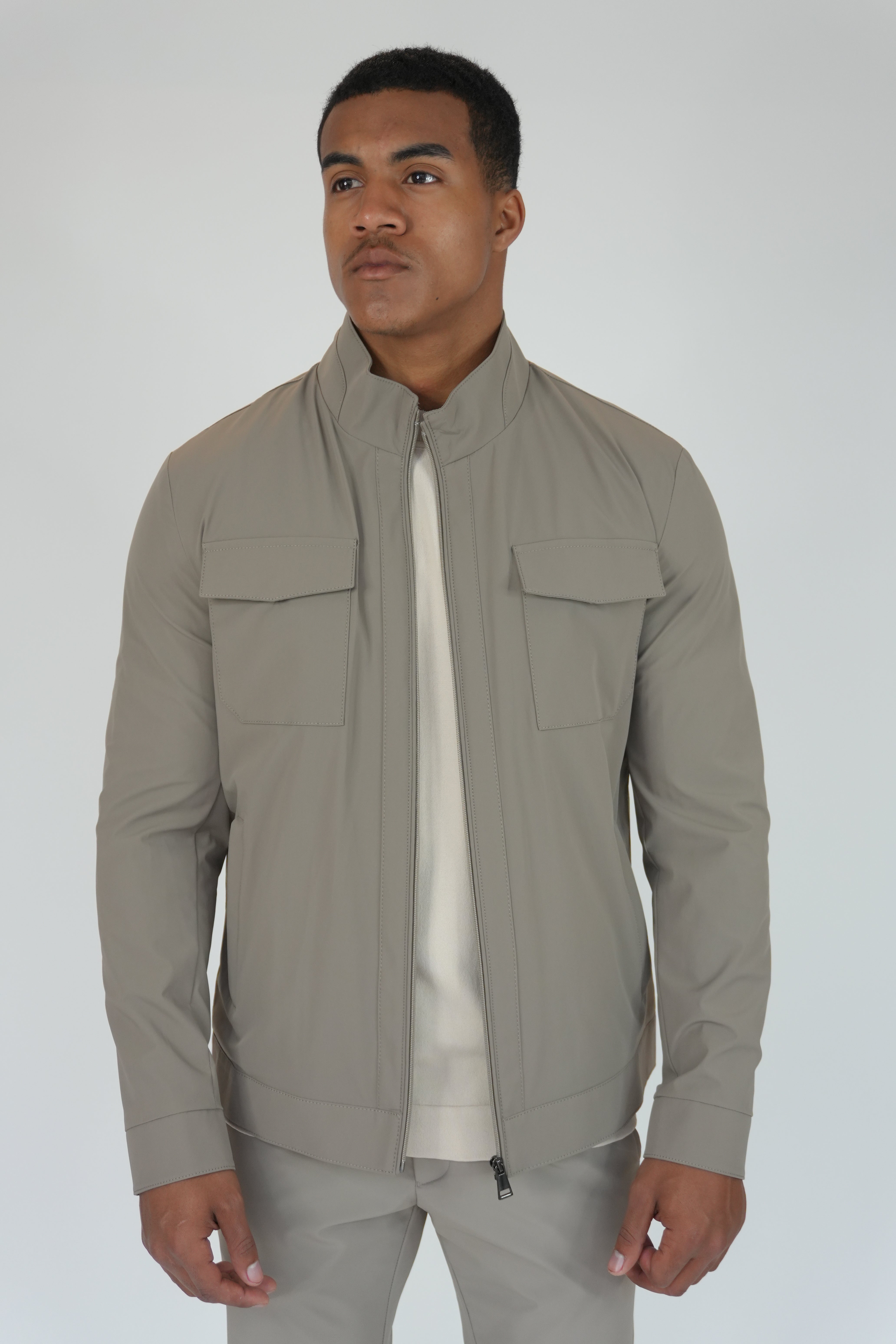 Urban Tech Jacket Taupe