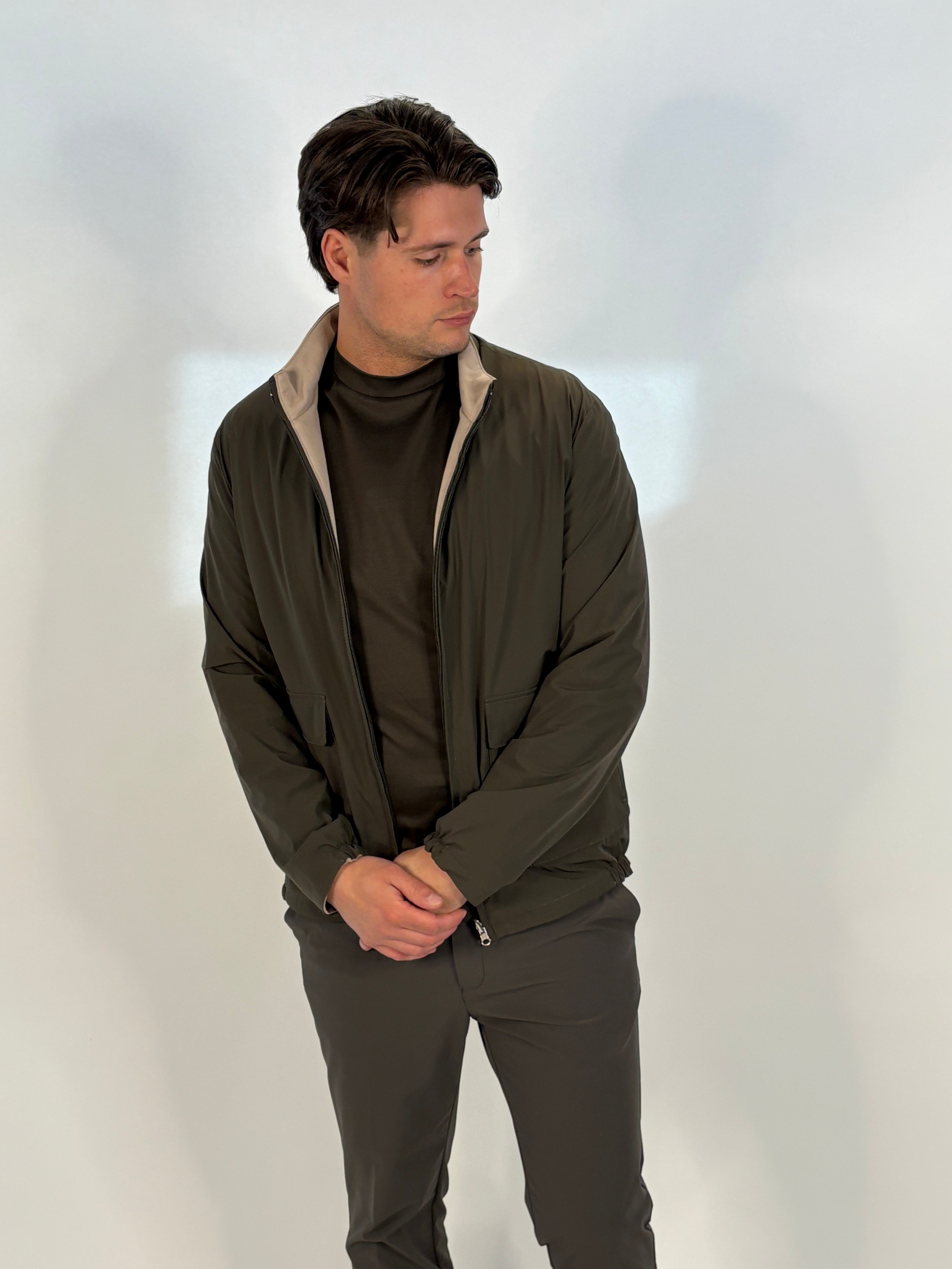 Marfélli Two-Sided Jacket Khaki/Beige