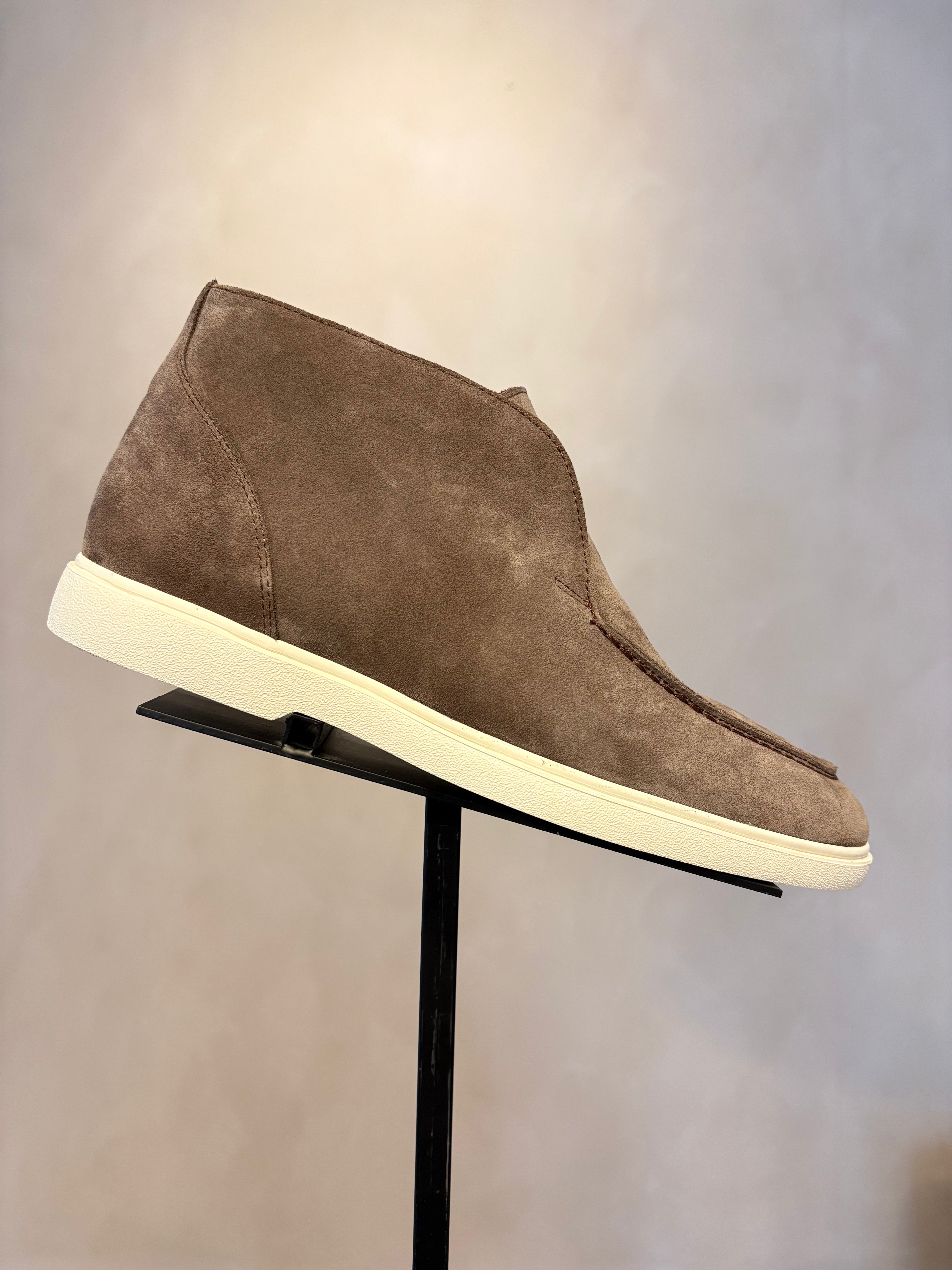 Suede Loafers Taupe
